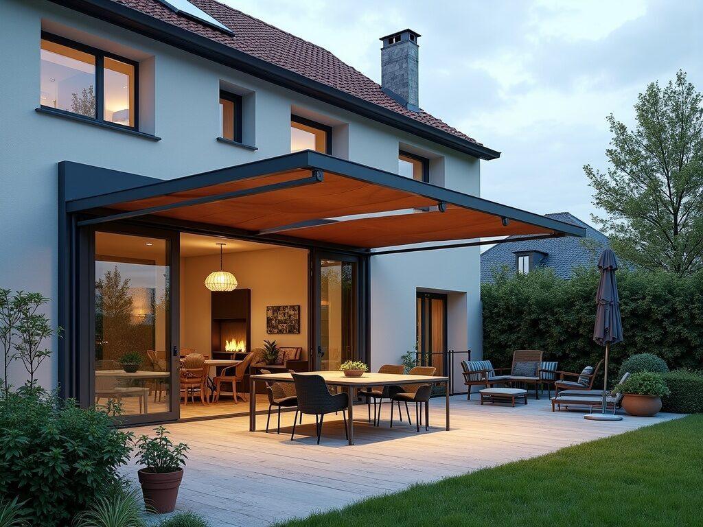 Falt-Pergola in der Region