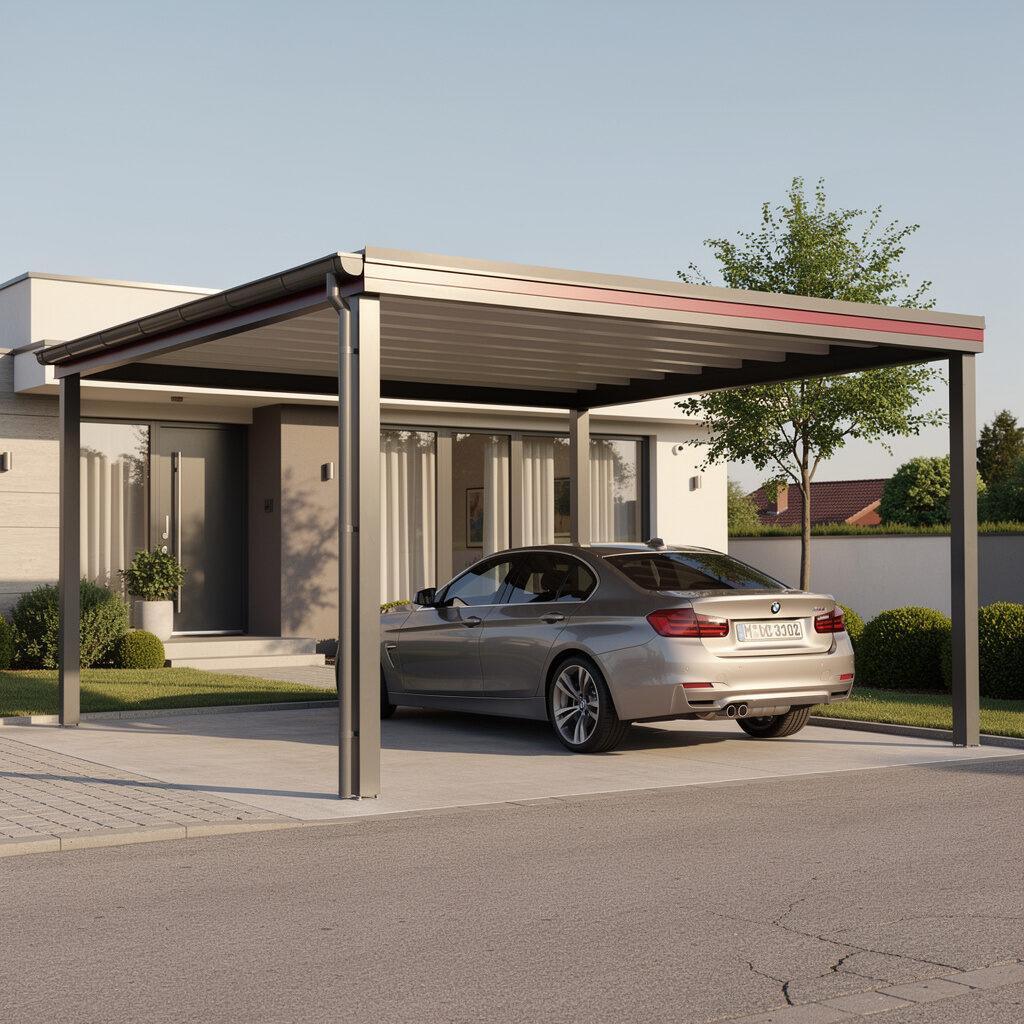 Moderne Stahlcarports aus Aluminium für Privatkunden – Seifert Überdachungen GmbH