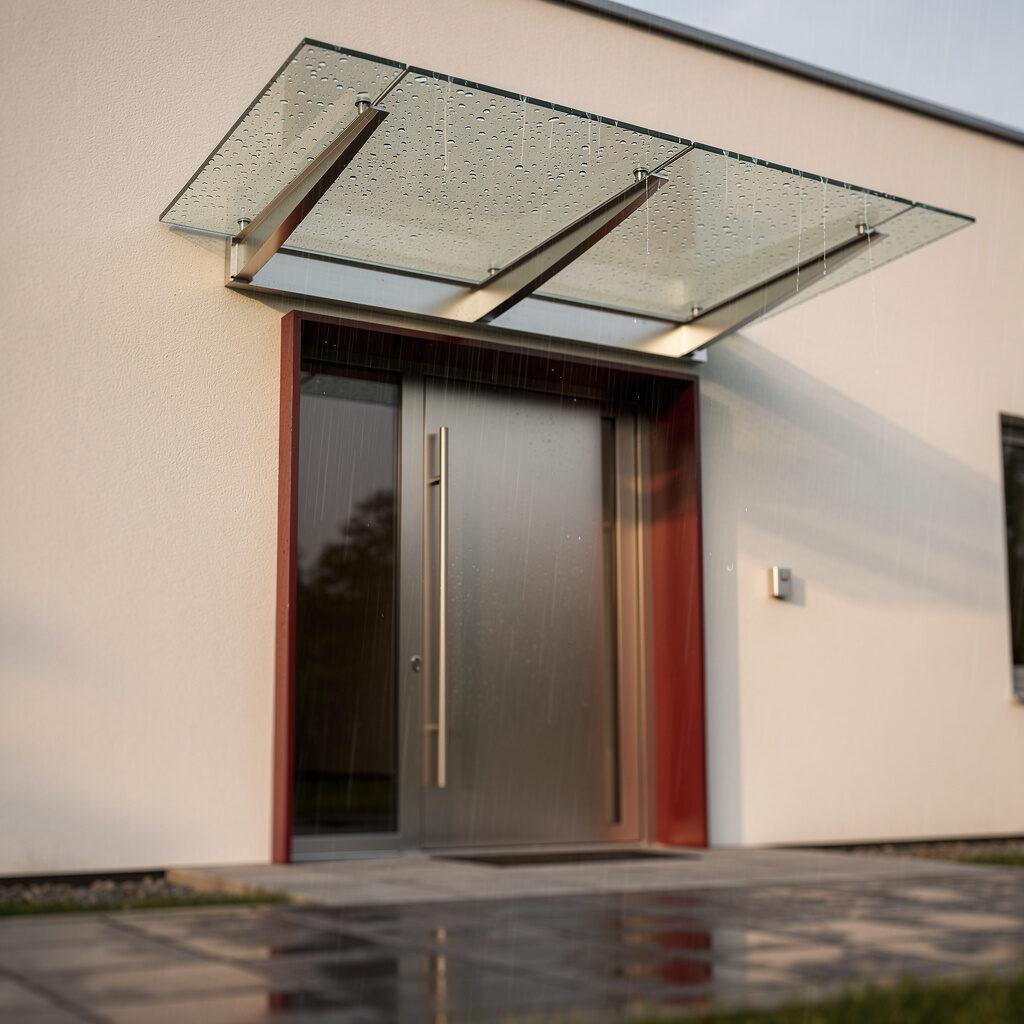 Vordach Glas oder Polycarbonat: Der Schutz für die Haustür – Seifert Überdachungen GmbH