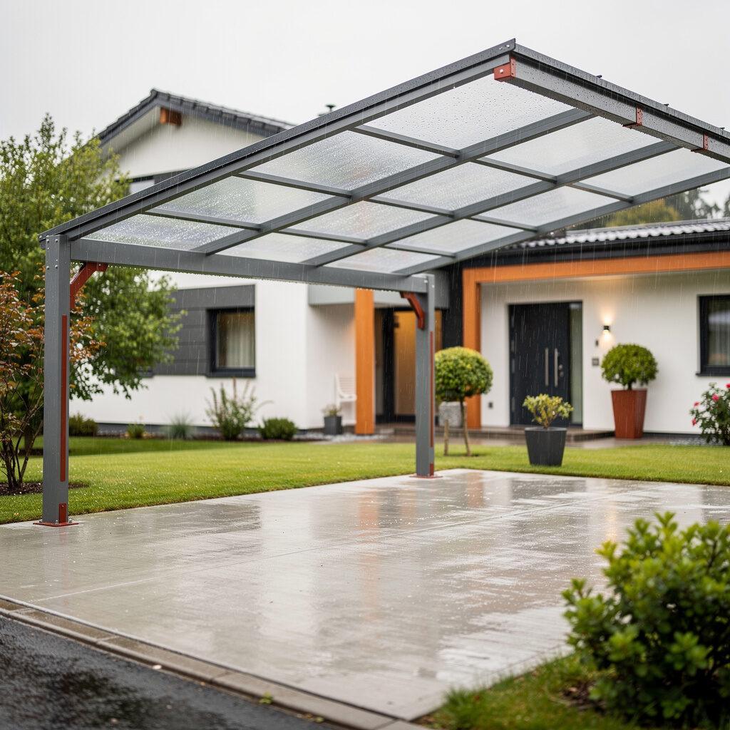 Wetterfester Carport aus Polycarbonat – Seifert Überdachungen GmbH